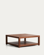 Japandi Beistelltisch Norani – Akazie, Braun, 90 × 90 cm – weitere Ansicht