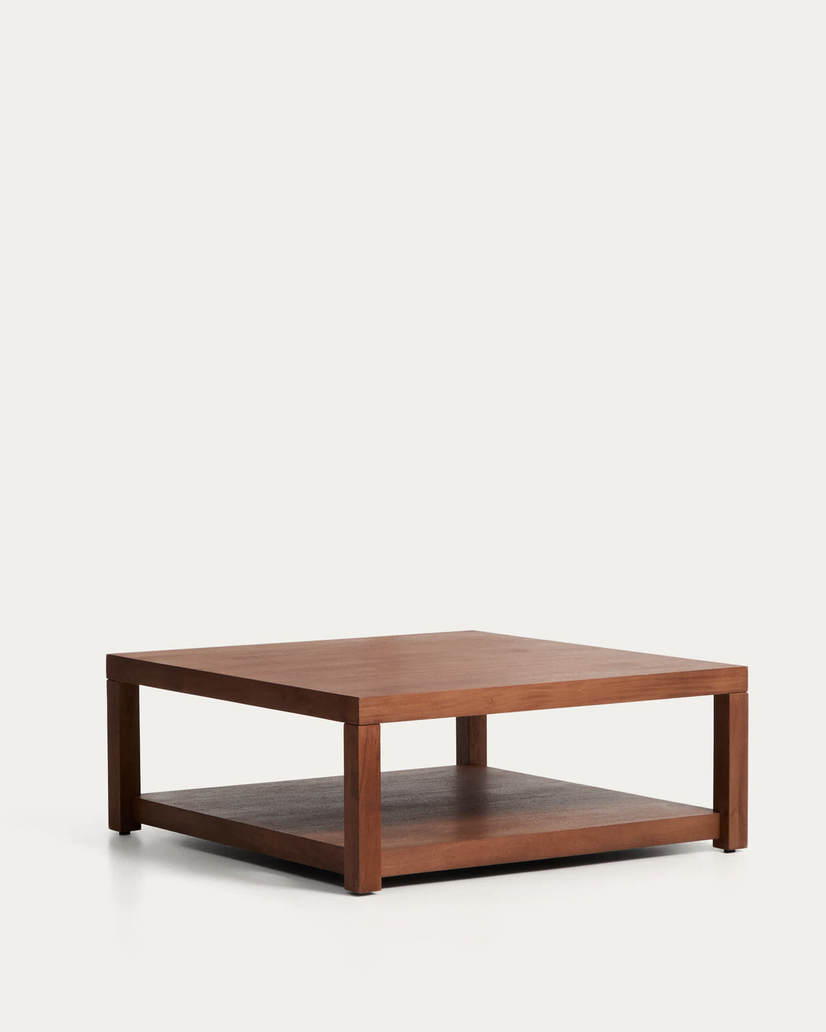 Japandi Beistelltisch Norani – Akazie, Braun, 90 × 90 cm – weitere Ansicht