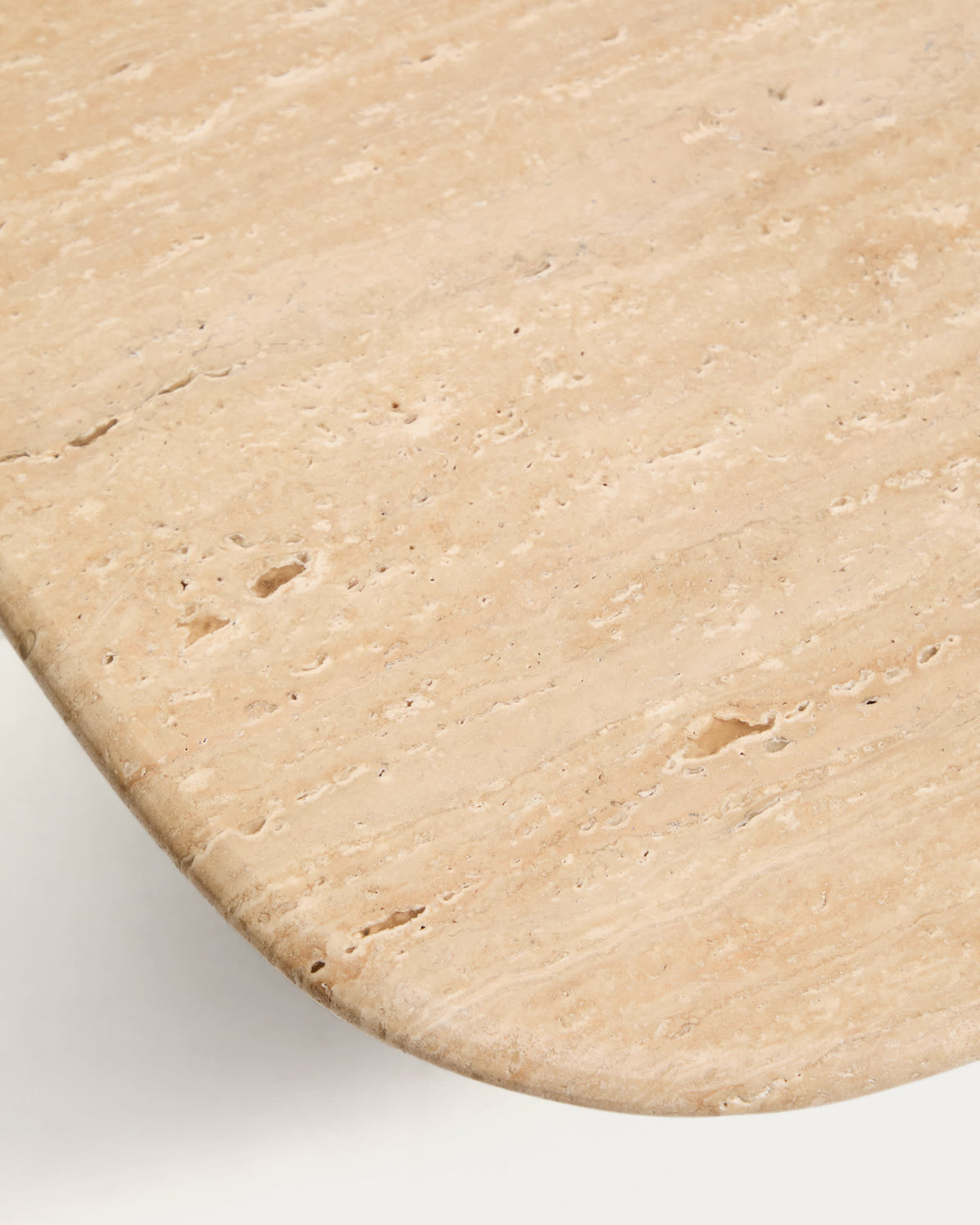 Japandi Couchtisch Pirita – Marmor, Beige, 147 × 65 cm – weitere Ansicht