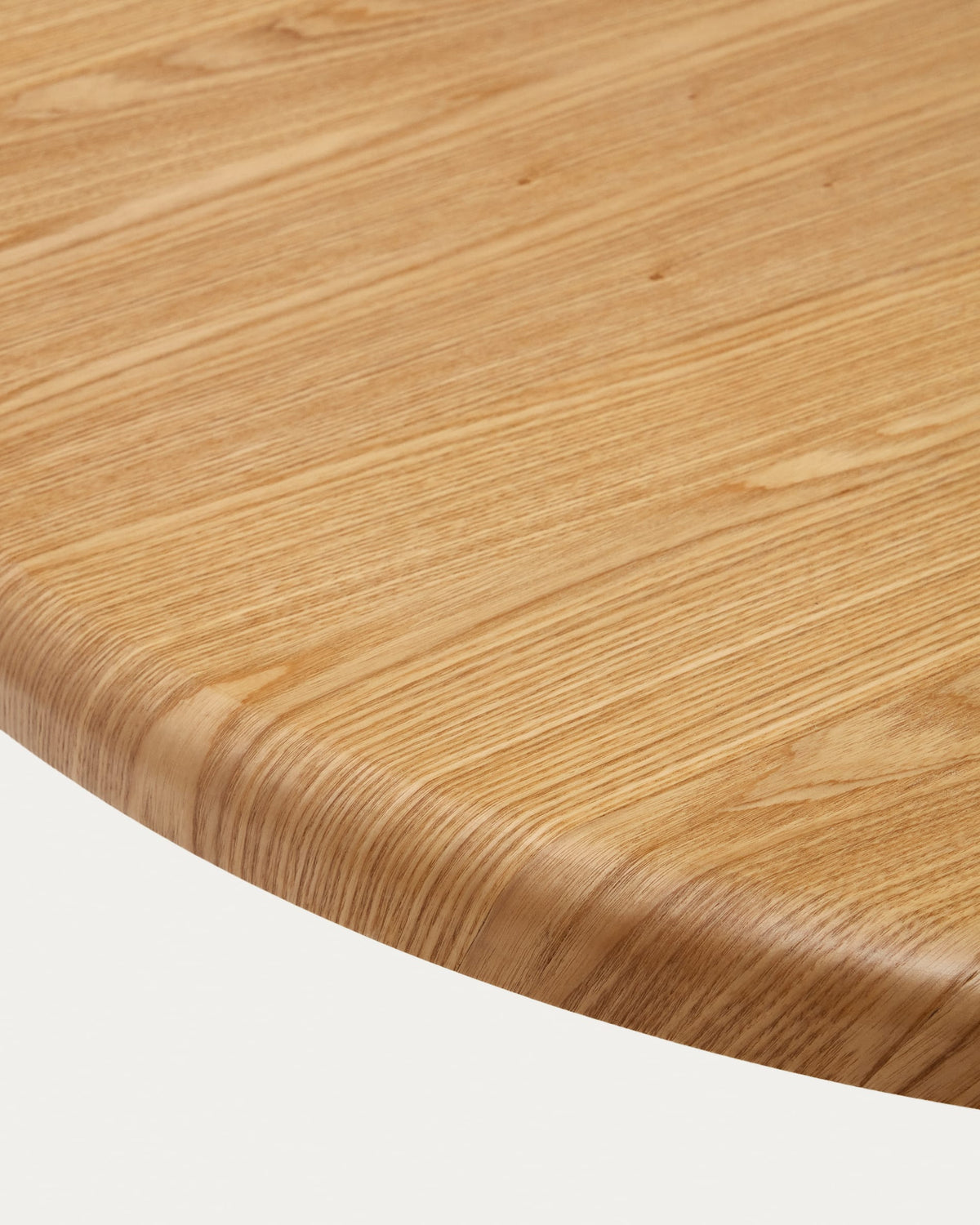 Japandi Esstisch Mailen – Eschenfurnier, Natur, Ø 220 × 105 cm – weitere Ansicht