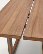 Japandi Esstisch Sashi – Teakholz, Braun, 220 × 100 cm – weitere Ansicht