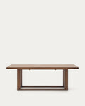 Japandi Esstisch Sashi – Teakholz, Braun, 220 × 100 cm – Produktansicht