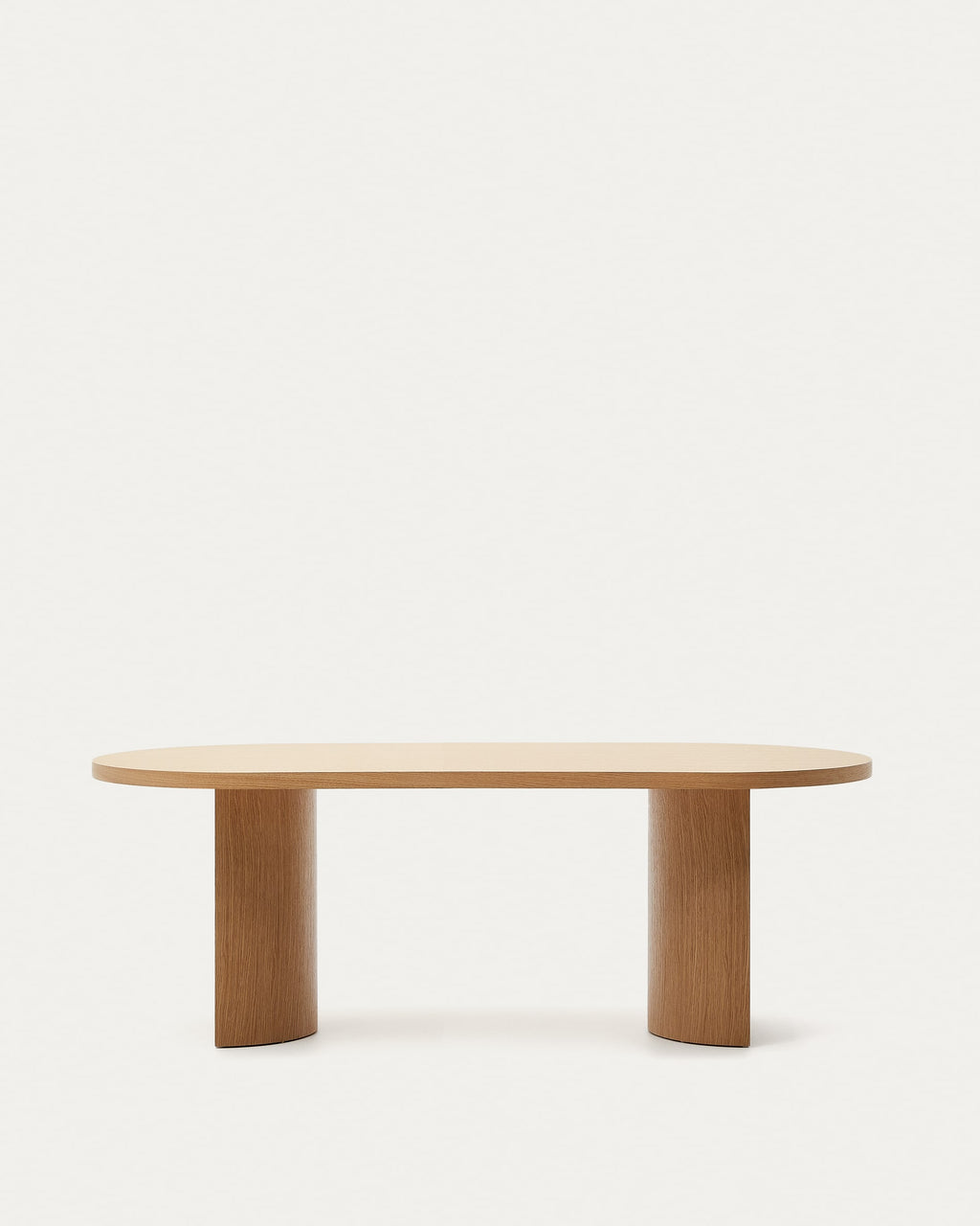 Japandi Esstisch Nealy – Eichenfurnier, Natur, 200 × 100 cm – weitere Ansicht