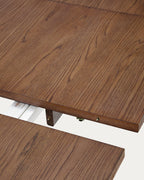 Japandi Ausziehtisch Arlen – Eiche, Nussbaum, 200–250 × 95 cm – weitere Ansicht