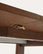 Japandi Ausziehtisch Arlen – Eiche, Nussbaum, 200–250 × 95 cm – weitere Ansicht