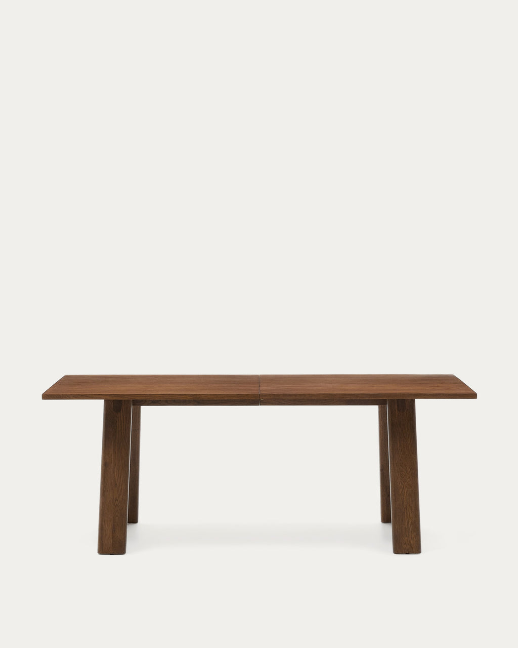 Japandi Ausziehtisch Arlen – Eiche, Nussbaum, 200–250 × 95 cm – Produktansicht