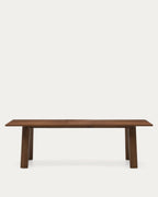 Japandi Ausziehtisch Arlen – Eiche, Nussbaum, 200–250 × 95 cm – weitere Ansicht