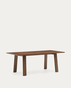 Japandi Ausziehtisch Arlen – Eiche, Nussbaum, 200–250 × 95 cm – weitere Ansicht