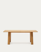 Japandi Ausziehtisch Arlen – Eiche, Natur, 200–250 × 95 cm – Produktansicht