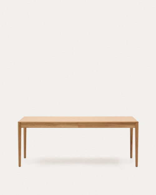 Japandi Ausziehtisch Lenon – Eiche, Natur, 200–280 × 90 cm – Produktansicht