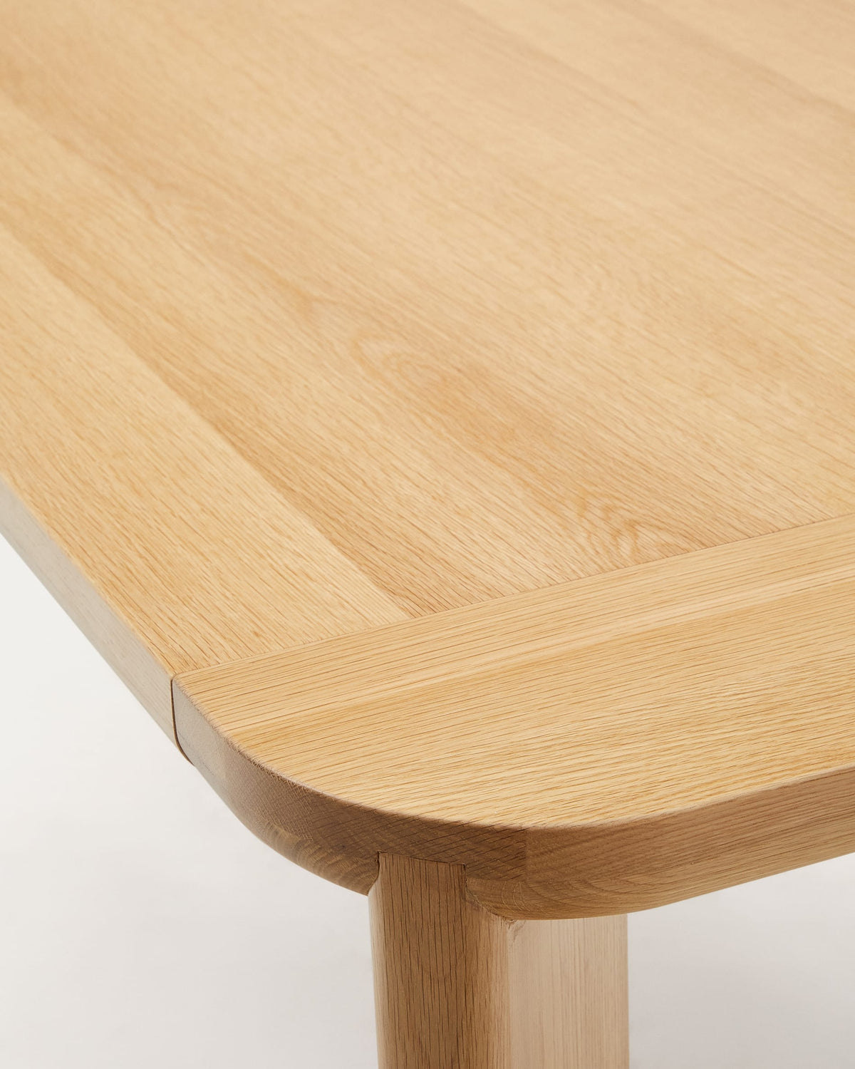 Japandi Ausziehtisch Jondal – Eichenfurnier, Natur, 200–286 × 100 cm – weitere Ansicht
