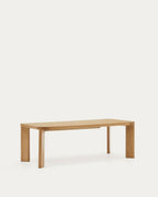 Japandi Ausziehtisch Jondal – Eichenfurnier, Natur, 200–286 × 100 cm – weitere Ansicht