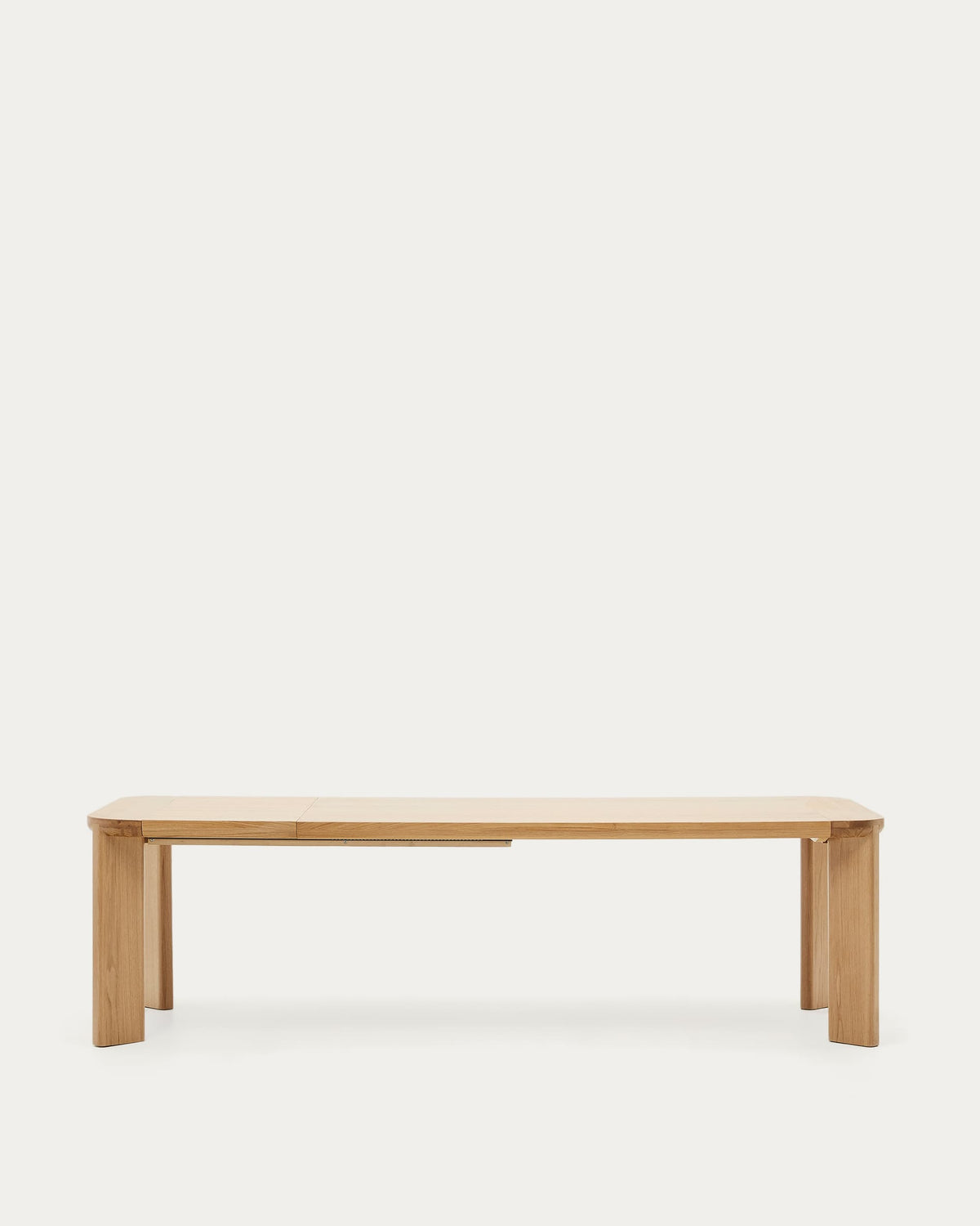 Japandi Ausziehtisch Jondal – Eichenfurnier, Natur, 200–286 × 100 cm – weitere Ansicht