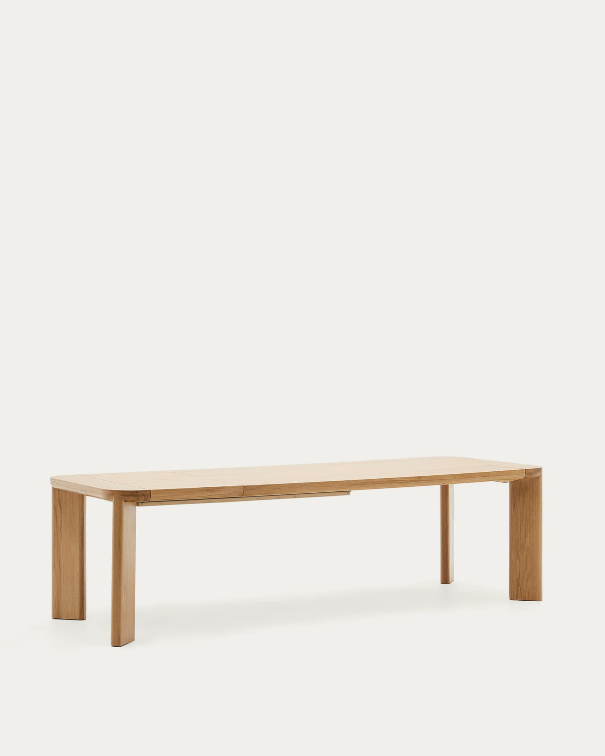 Japandi Ausziehtisch Jondal – Eichenfurnier, Natur, 200–286 × 100 cm – weitere Ansicht