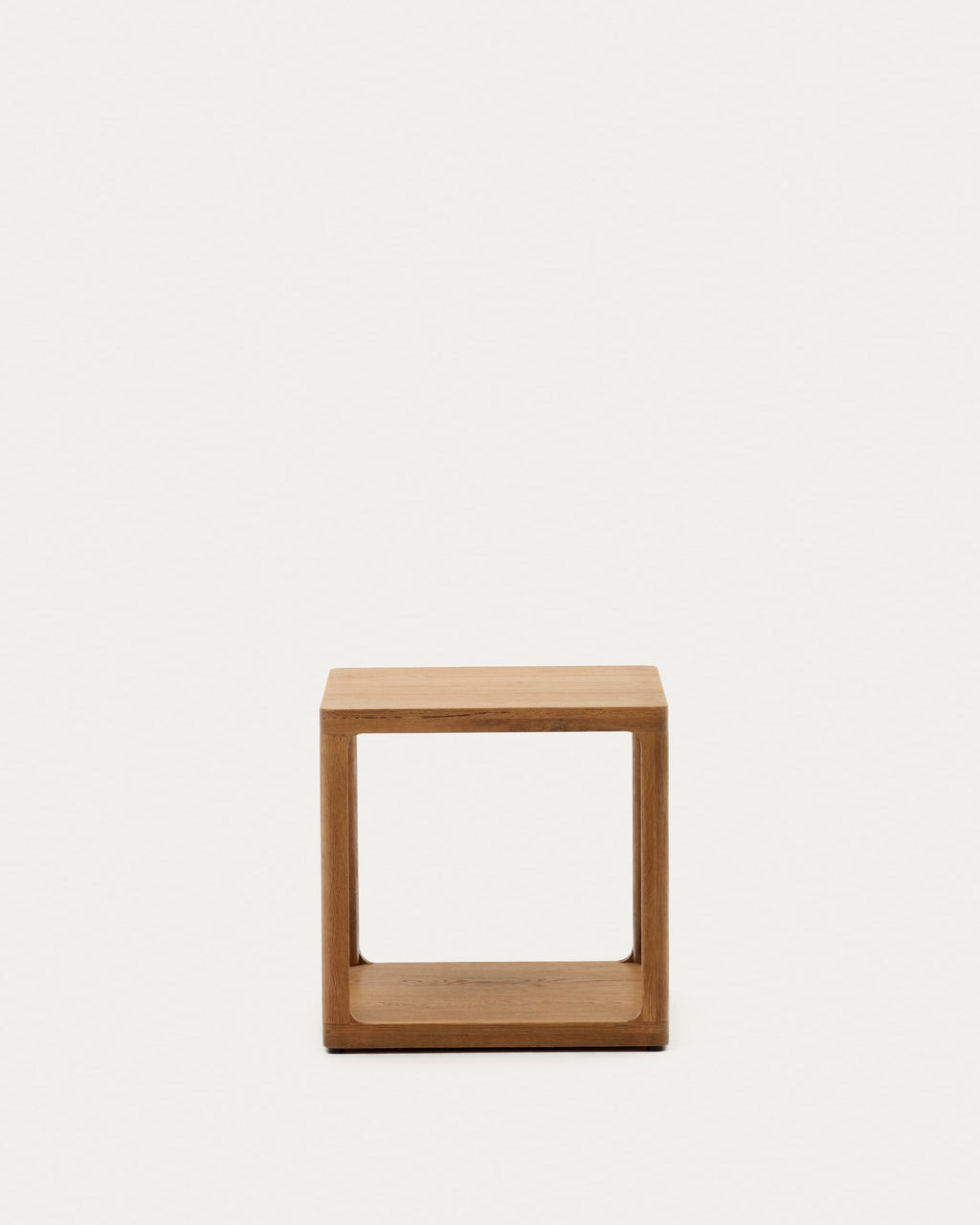Japandi Beistelltisch Maymai – Eiche, Braun, 50 × 50 cm – Produktansicht