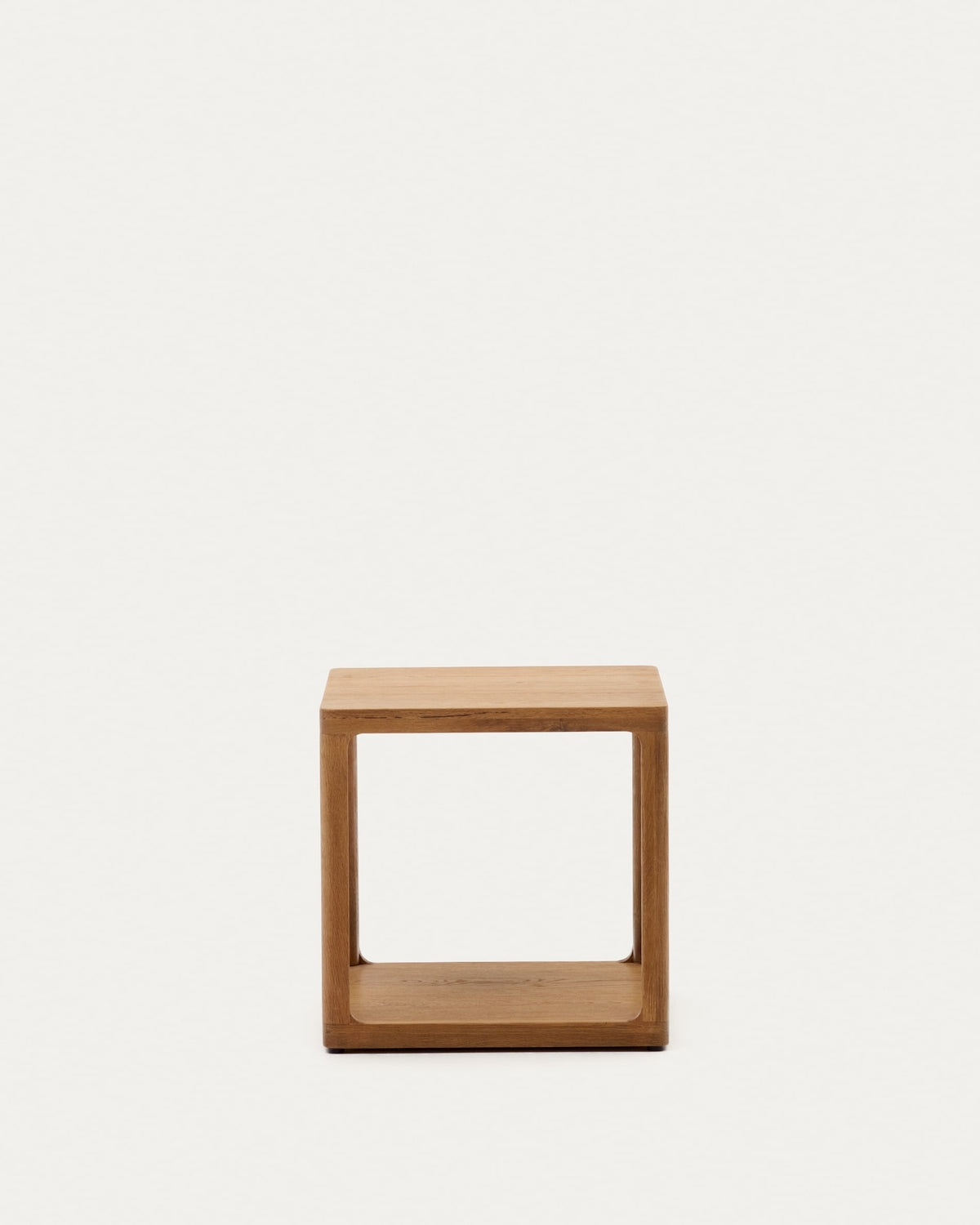 Japandi Beistelltisch Maymai – Eiche, Braun, 50 × 50 cm – Produktansicht