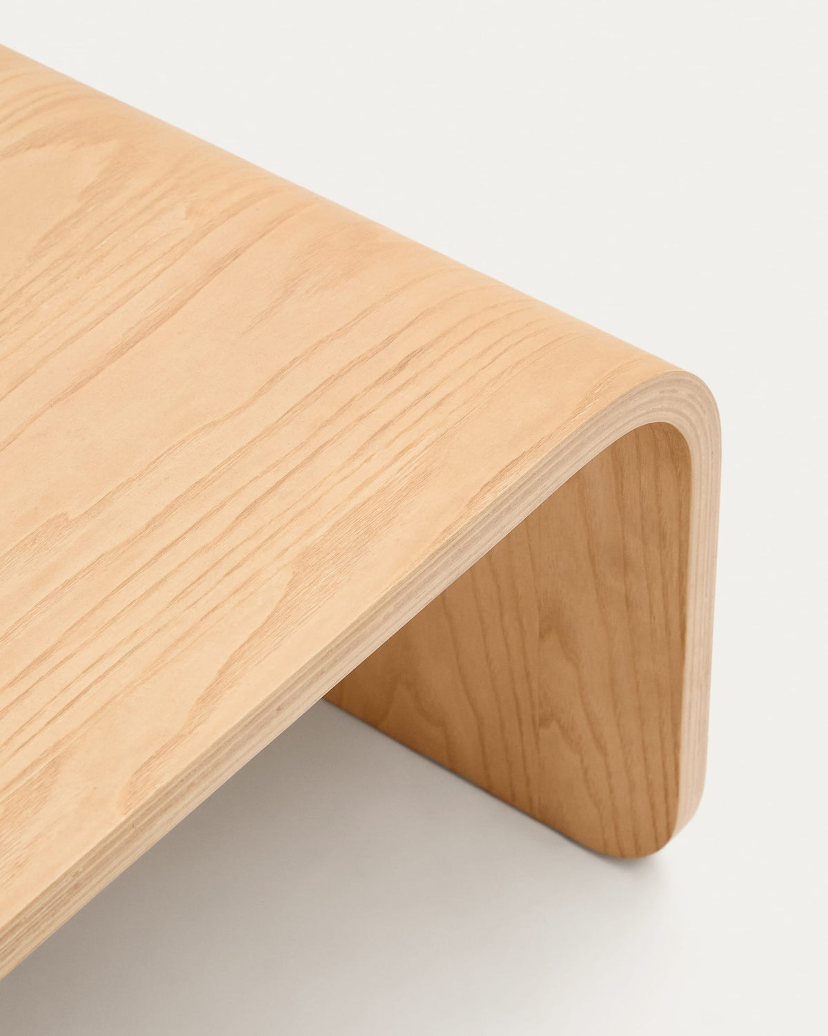 Japandi Couchtisch Olaria – Esche, Terrakotta, 110 × 60 cm – weitere Ansicht