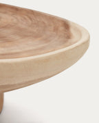 Japandi Couchtisch Mosi – Massivholz, Natur, Ø 90 × 50 cm – weitere Ansicht