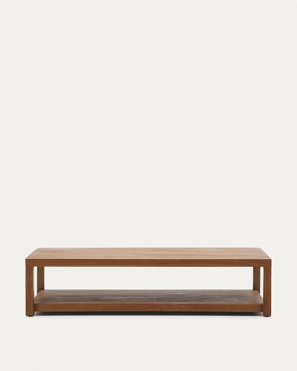 Japandi Couchtisch Sashi – Teakholz, Braun, 150 × 70 cm – Produktansicht