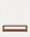 Japandi Couchtisch Sashi – Teakholz, Braun, 150 × 70 cm – Produktansicht