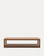 Japandi Couchtisch Sashi – Teakholz, Braun, 150 × 70 cm – Produktansicht