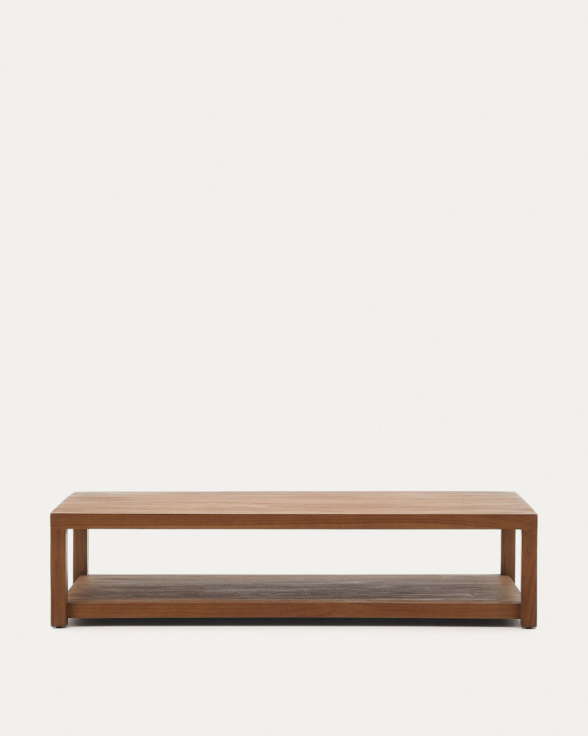 Japandi Couchtisch Sashi – Teakholz, Braun, 150 × 70 cm – Produktansicht