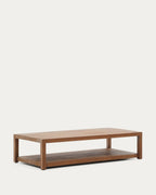 Japandi Couchtisch Sashi – Teakholz, Braun, 150 × 70 cm – weitere Ansicht