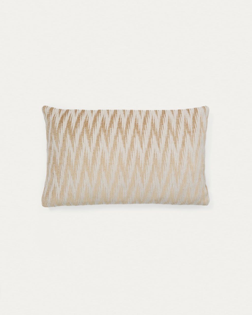 Japandi Kissenbezug Sigato – Baumwolle, Beige, 50 × 30 cm – Produktansicht