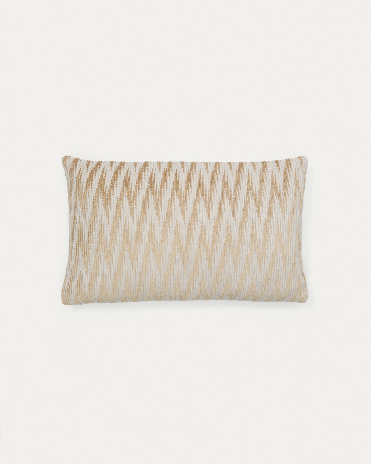 Japandi Kissenbezug Sigato – Baumwolle, Beige, 50 × 30 cm – Produktansicht