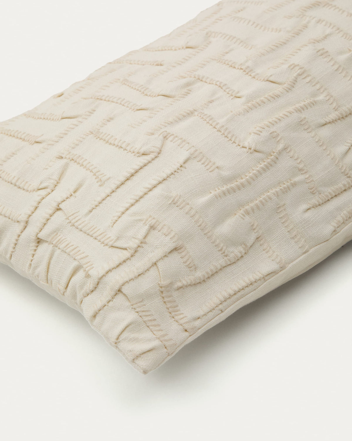 Japandi Kissenbezug Lir – Baumwolle, Beige, 30 × 50 cm – weitere Ansicht
