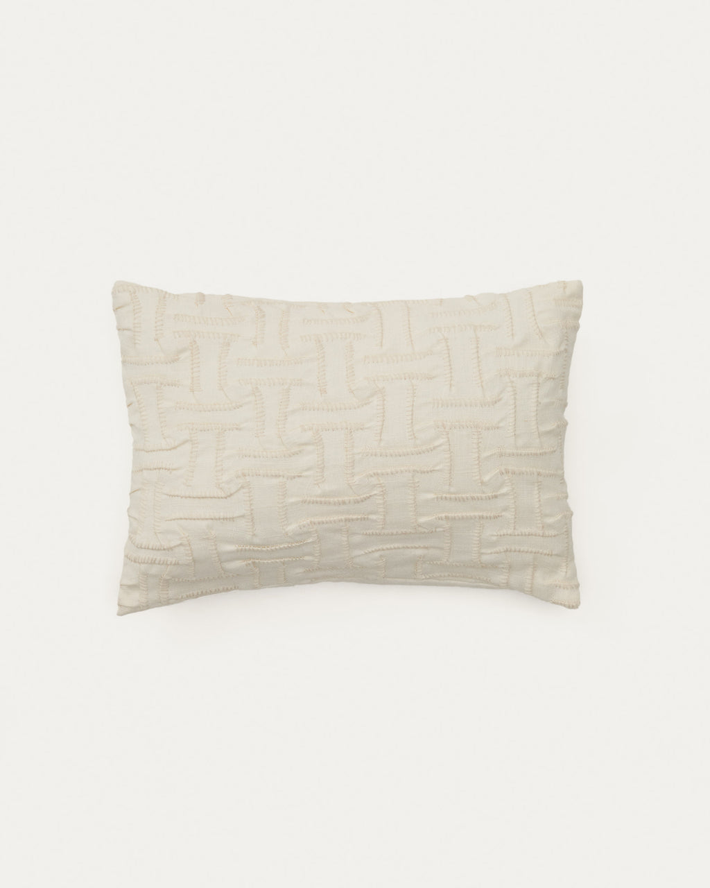 Japandi Kissenbezug Lir – Baumwolle, Beige, 30 × 50 cm – Produktansicht