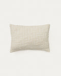 Japandi Kissenbezug Lir – Baumwolle, Beige, 30 × 50 cm – Produktansicht