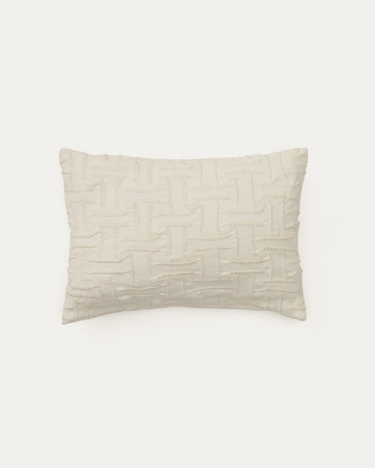 Japandi Kissenbezug Lir – Baumwolle, Beige, 30 × 50 cm – Produktansicht