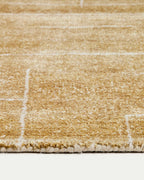 Japandi Teppich Eloda – Wolle, Senfgelb, 160 × 230 cm – weitere Ansicht