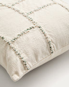 Japandi Kissenbezug Verion – Stoff, Grün, 45 × 45 cm – weitere Ansicht