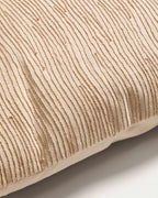 Japandi Kissenbezug Belae – Jute, Ecru, 40 × 60 cm – weitere Ansicht