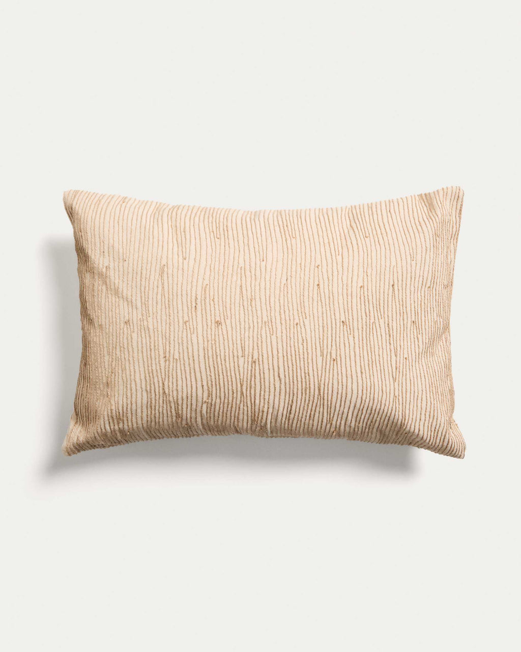 Japandi Kissenbezug Belae – Jute, Ecru, 40 × 60 cm – Produktansicht