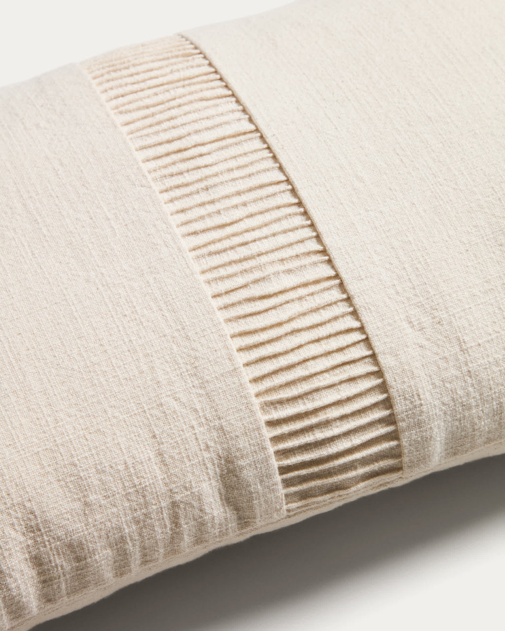 Japandi Kissenbezug Luadia – Baumwolle, Ecru, 30 × 50 cm – weitere Ansicht