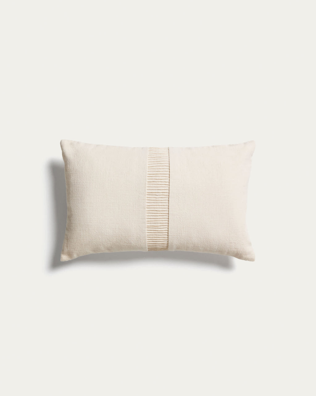 Japandi Kissenbezug Luadia – Baumwolle, Ecru, 30 × 50 cm – Produktansicht