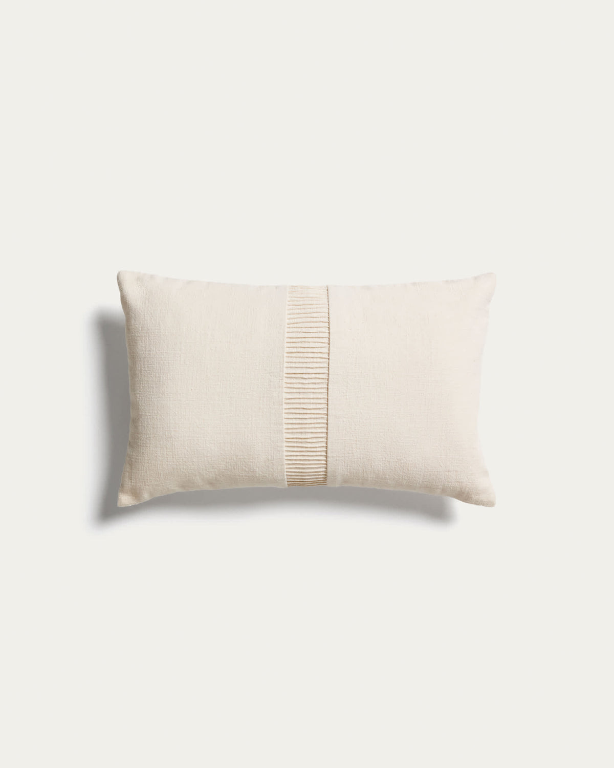Japandi Kissenbezug Luadia – Baumwolle, Ecru, 30 × 50 cm – Produktansicht