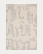 Japandi Teppich Norela – Wolle, Grau, 300 × 200 cm – Produktansicht