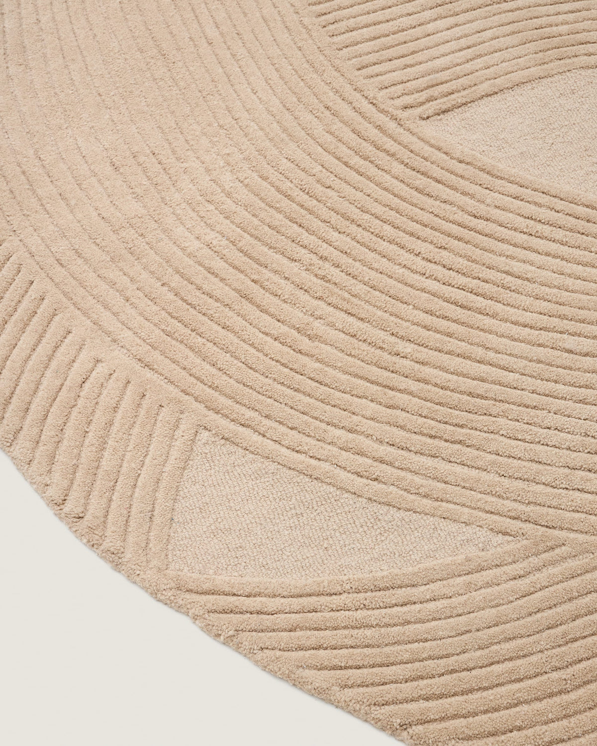Japandi Teppich Domm – Wolle, Beige, 160 × 230 cm – weitere Ansicht