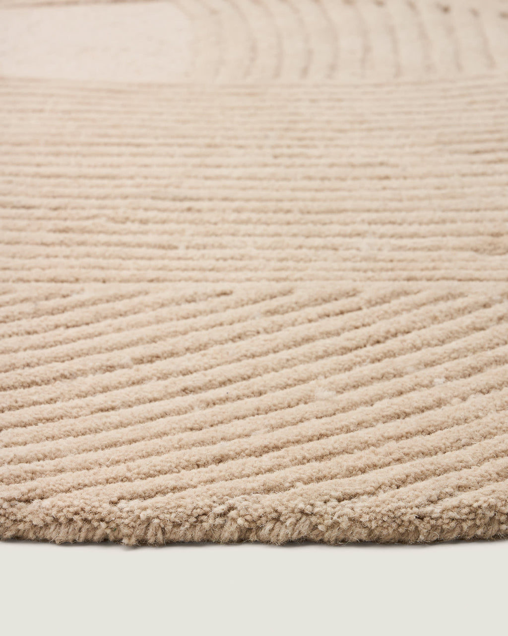 Japandi Teppich Domm – Wolle, Beige, 160 × 230 cm – weitere Ansicht