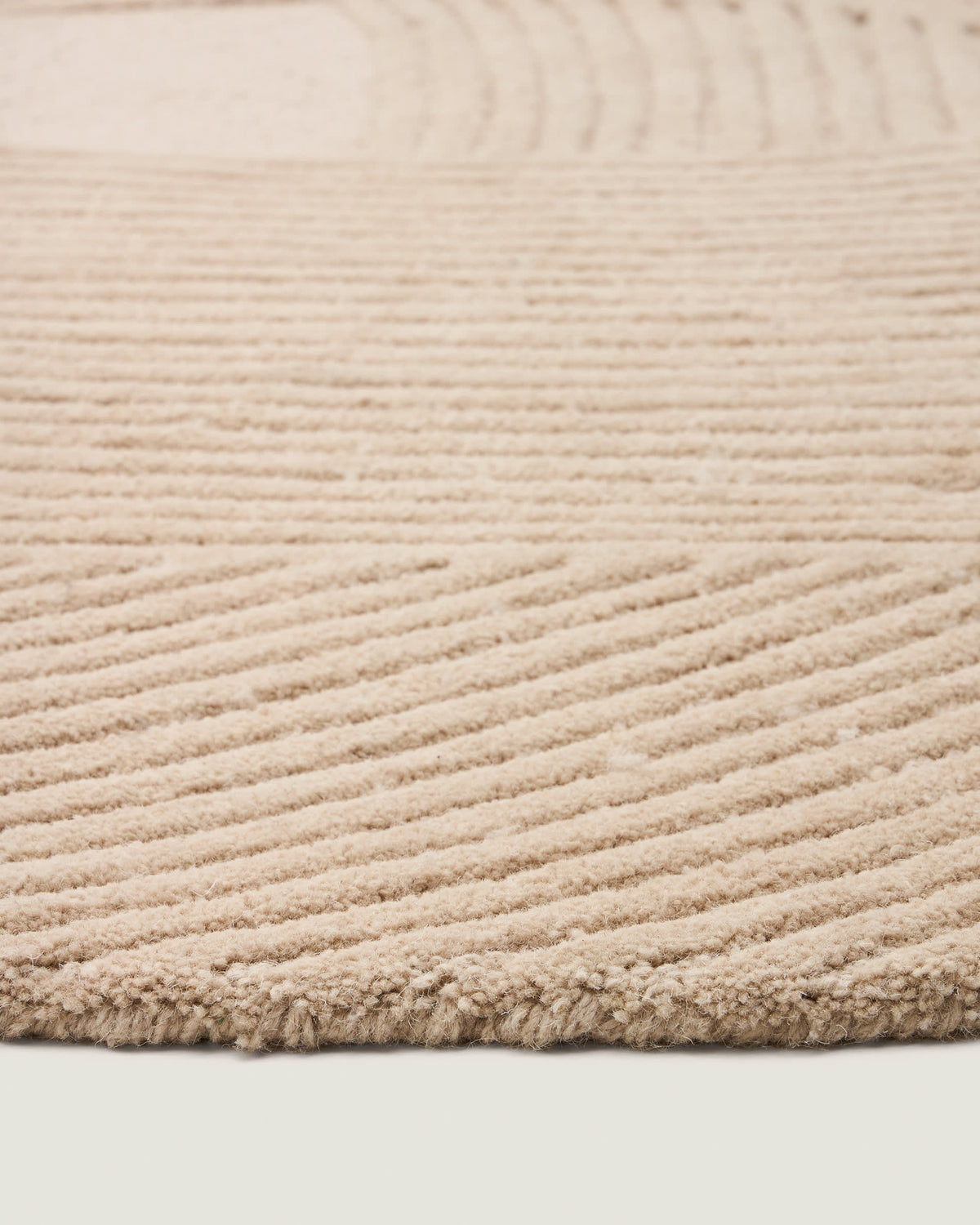 Japandi Teppich Domm – Wolle, Beige, 160 × 230 cm – weitere Ansicht