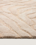 Japandi Teppich Tribet – Wolle, Beige, 200 × 300 cm – weitere Ansicht