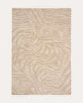 Japandi Teppich Tribet – Wolle, Beige, 200 × 300 cm – Produktansicht