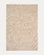 Japandi Teppich Tribet – Wolle, Beige, 200 × 300 cm – Produktansicht