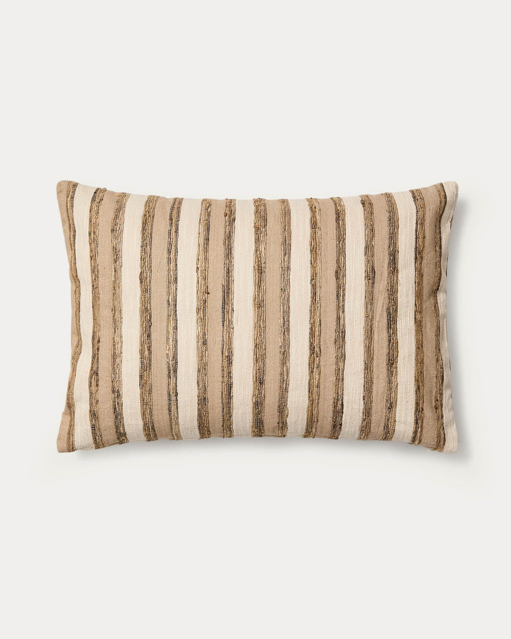 Japandi Kissenbezug Dorevi – Stoff, Ecru, 40 × 60 cm – Produktansicht
