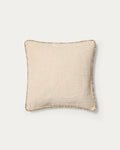 Japandi Kissenbezug Enari – Baumwolle, Beige, 50 × 50 cm – Produktansicht