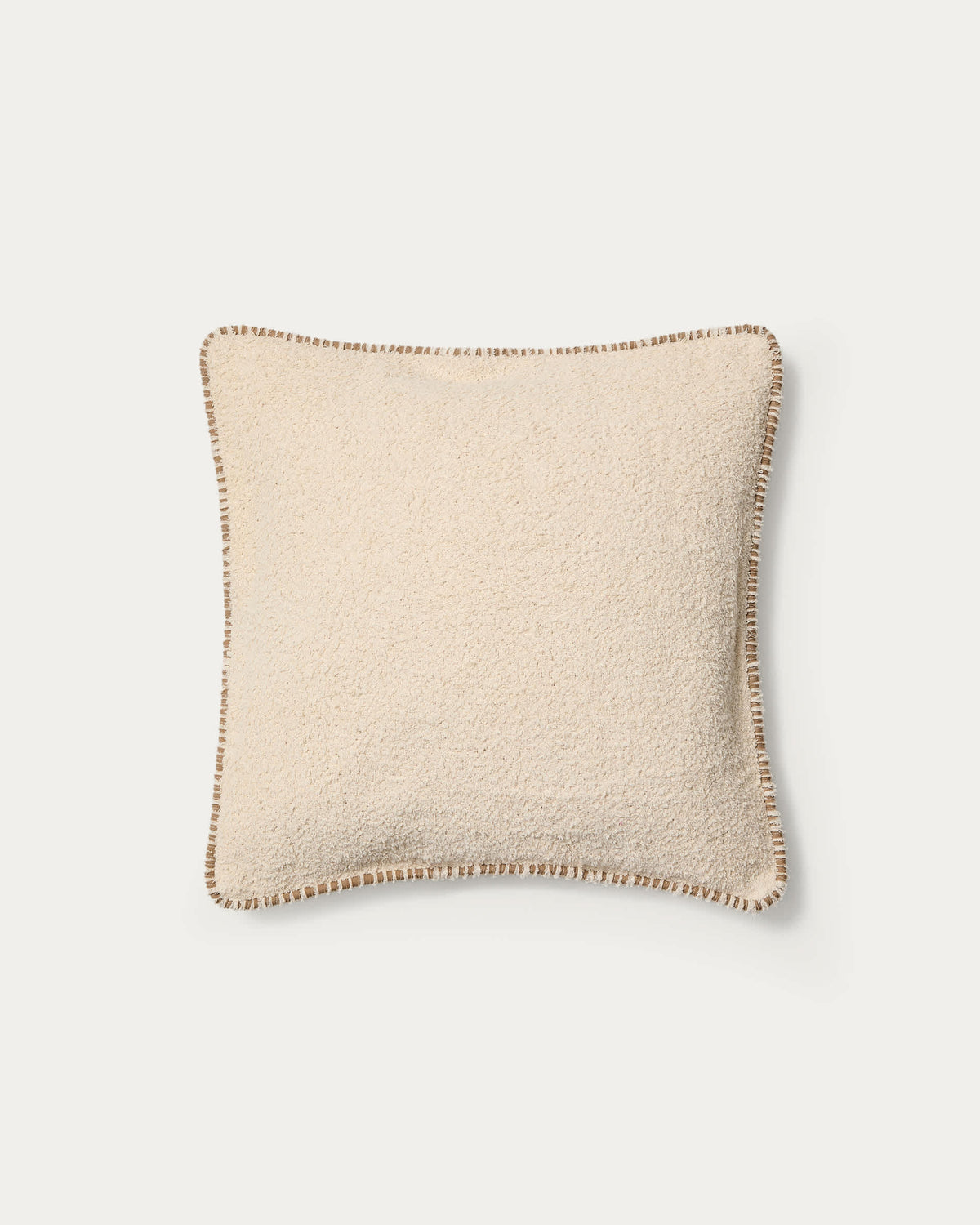 Japandi Kissenbezug Enari – Baumwolle, Beige, 50 × 50 cm – Produktansicht